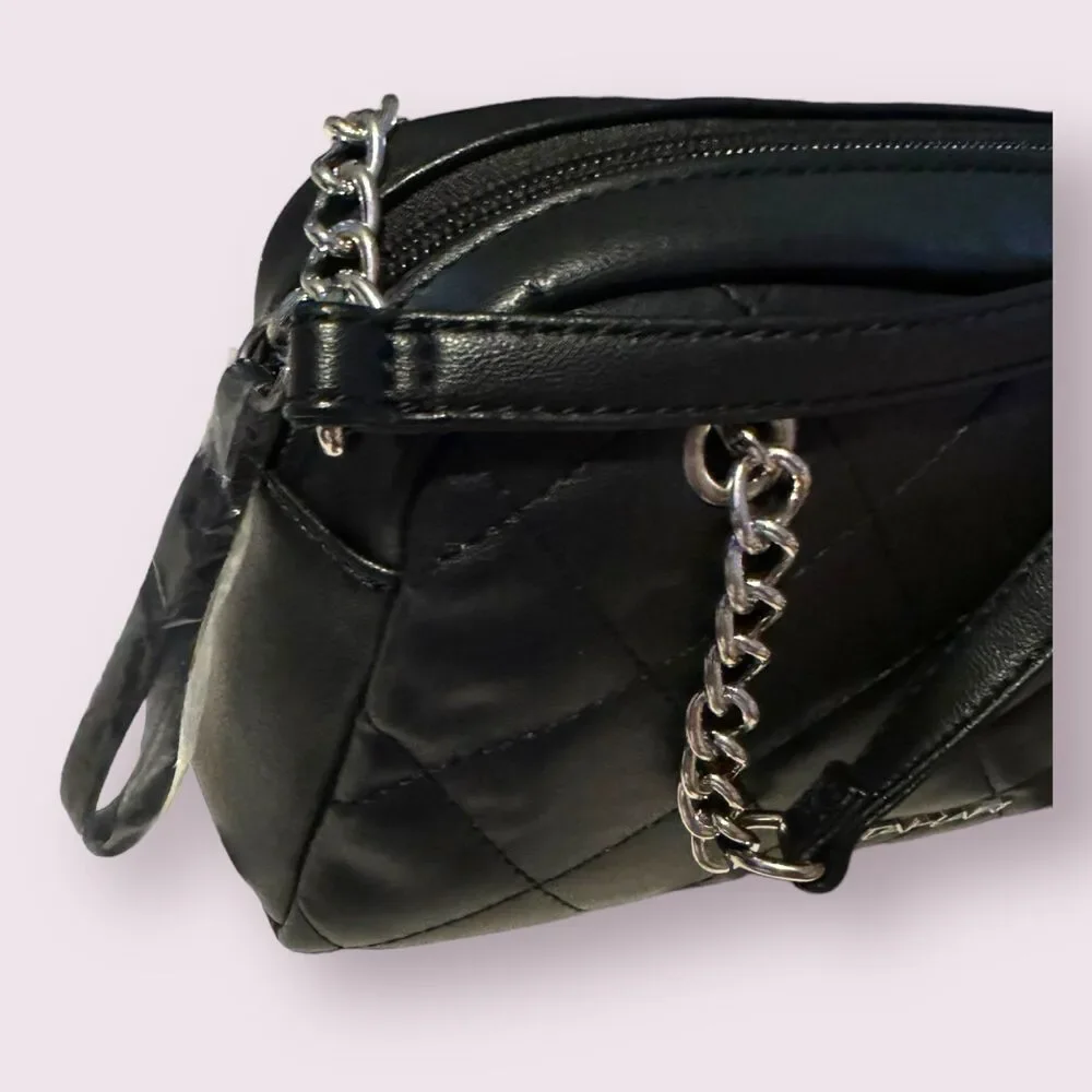 Tahari‎ Evening Black Small Purse Handbag Vegan Leather Bag BNWT
